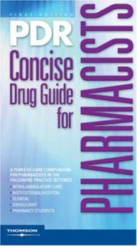 Paperback PDR Concise Drug Guide for Pharmacists Book