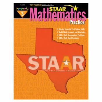 Paperback STAAR Mathematics Practice Grade 3 Book