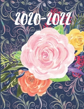 2020-2022 Three 3 Year Planner Mystical Flowers Monthly Calendar Gratitude Agenda Schedule Organizer: 36 Months Calendar; Appointment Diary Journal ... Notes, Julian Dates & Inspirational Quotes