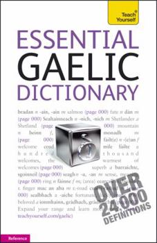 Paperback Essential Gaelic Dictionary Book