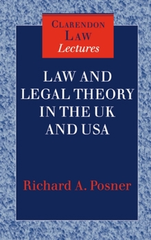 Hardcover Law and Legal Theory in the UK and USA (CLL) Book