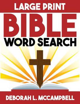 Paperback Bible Word Search: Bible word search for adults and children in large print [Large Print] Book