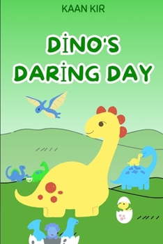Paperback Dino's Daring Day [Large Print] Book