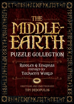 Hardcover The Middle-Earth Puzzle Collection: Riddles & Enigmas Inspired by Tolkien's World Book