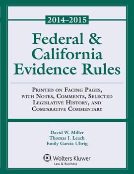 Paperback Federal and California Evidence Rules: 2014 Book