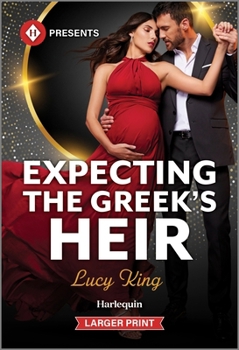 Mass Market Paperback Expecting the Greek's Heir [Large Print] Book