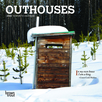 Calendar Outhouses 2023 Mini 7x7 Book