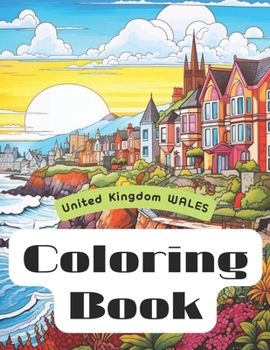 Paperback Coloring Book: UK Wales Book