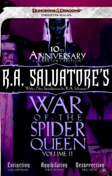 Paperback R.A. Salvatore's War of the Spider Queen, Volume II: Extinction, Annihilation, Resurrection Book