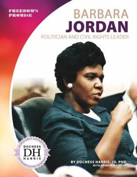 Library Binding Barbara Jordan: Politician and Civil Rights Leader Book