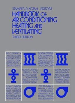 Hardcover Handbook of Air Conditioning, Heating, and Ventilating Book