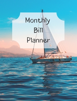 Paperback Monthly Bill Planner: Financial Budget Planner Expense Tracker Bill Organizer, Expense Tracker Budget Planner Book