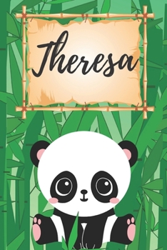 personalisiertes Notizbuch Panda / Malbuch / Kritzelbuch / Tagebuch / Journal / Notizheft / DIN A5 / Geschenke Theresa: individuelles personalisiertes ... für Frauen und Männer. (German Edition)