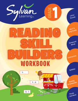 Paperback 1st Grade Reading Skill Builders Workbook: Letters and Sounds, Short and Long Vowels, Compound Words, Contractions, Syllables, Reading Comprehension, Book