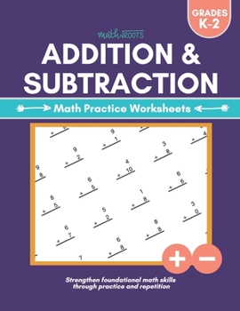 Paperback Addition & Subtraction: Math Practice Worksheets Book