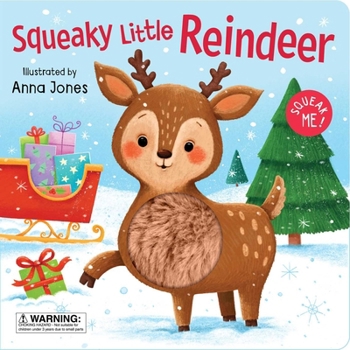 Board book Squeaky Little Reindeer: Board Book with Squeaky Plush Toy Book