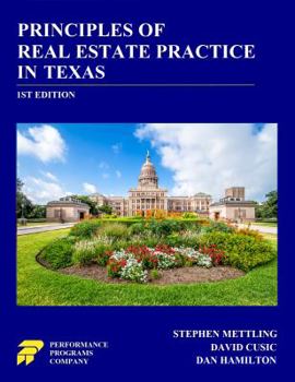 Paperback Principles of Real Estate Practice in Texas Book