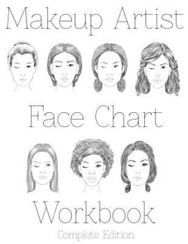 Paperback Makeup Artist Face Chart Workbook Complete Edition Book