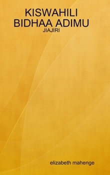 Hardcover Kiswahili Bidhaa Adimu: Jiajiri [Swahili] Book