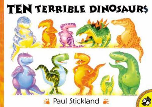 Paperback Ten Terrible Dinosaurs Book