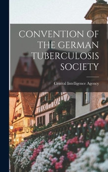 Hardcover Convention of the German Tuberculosis Society Book