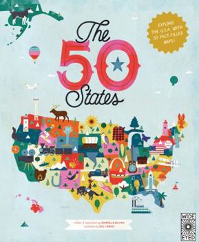 Hardcover The 50 States: Explore the U.S.A. with 50 Fact-Filled Maps! Book