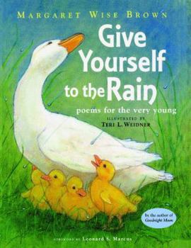 Hardcover Give Yourself to the Rain: Poems for the Very Young Book