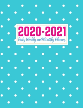 Paperback 2020-2021 Daily Weekly and Monthly Planner: Pretty Two Year Jan 1, 2020 - Dec 31, 2021 Calendar Organizer and Appointment Schedule Agenda Journal for Book