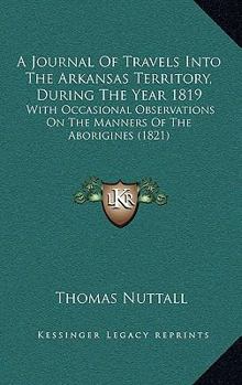 Nuttall's Journal - Book  of the American Exploration and Travel Series