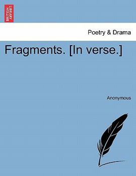 Paperback Fragments. [in Verse.] Book