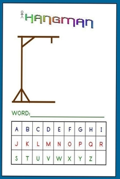 Paperback Hangman brain games: Kid Activity books Book
