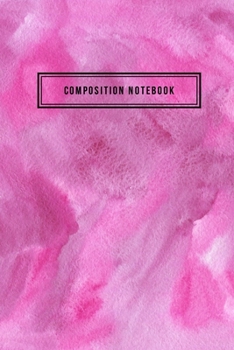 Paperback Composition Notebook: College Ruled 6" x 9" Writing Notes Journal, Office, Kids, School and college student. Book