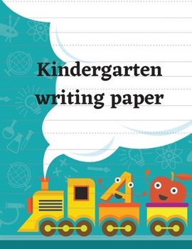 Paperback Kindergarten writing paper Book