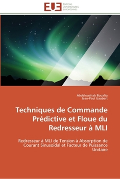 Paperback Techniques de commande prédictive et floue du redresseur à mli [French] Book