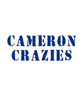 Paperback Cameron Crazies: Notebook For Basketball Fans. Notepad Journal For Taking Notes In Class Or At Work. 8.5 x 11 Inch Lined College Ruled Book