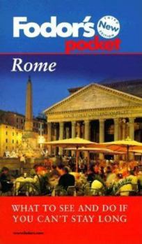 Paperback Fodor's Pocket Rome, 3rd Edition Book