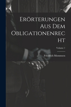 Paperback Erörterungen Aus Dem Obligationenrecht; Volume 1 Book