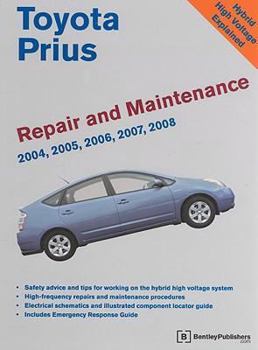 Hardcover Toyota Prius Repair and Maintenance Manual Book