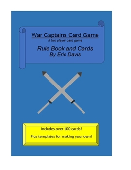 Paperback War Captains Card Game Book