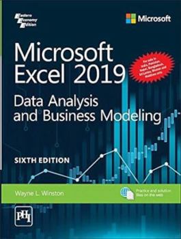 Paperback Microsoft Excel 2019: Data Analysis and Business Modeling Book