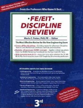 Paperback FE/EIT Discipline Review: The blue book [With *] Book