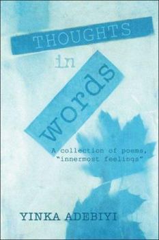 Paperback Thoughts in Words Book