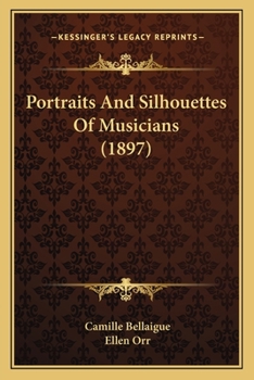 Paperback Portraits And Silhouettes Of Musicians (1897) Book