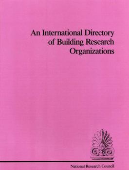 Paperback An International Directory of Building Research Organizations Book