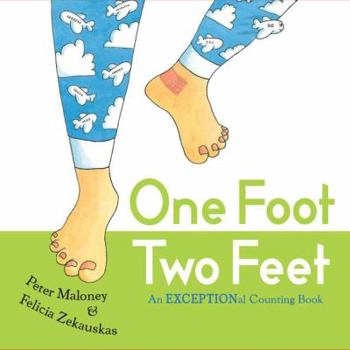 Hardcover One Foot, Two Feet: An EXCEPTIONal Counting Book