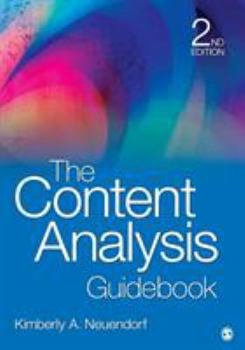 Paperback The Content Analysis Guidebook Book