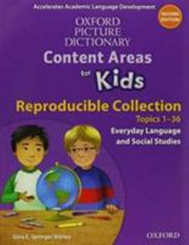 Paperback Oxford Picture Dictionary Content Area for Kids Reproducible Collection Pack [With CDROM and CD (Audio)] Book
