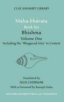 Hardcover Mahabharata Book Six (Volume 1): Bhishma Book