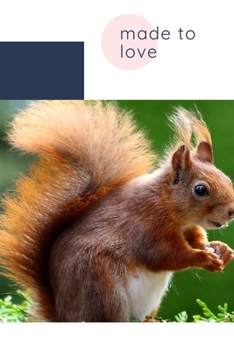 Made to Love: Notebook, Journal, Diary (110 Pages, Blank framed, 6 x 9): Beautifull Cute College Notebook, Journal, Diary, great gift, perfect for ... Pages, Blank Framed, 6x9) (Animal notebooks)