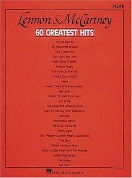 Paperback Lennon and Mccartney 60 Greatest Hits Flute Book